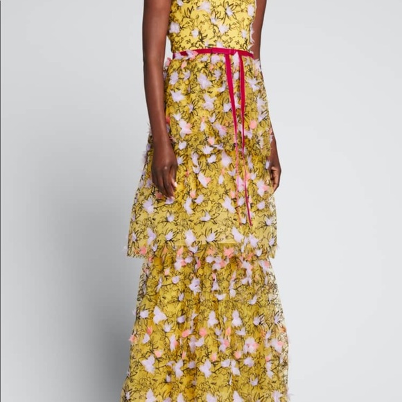 Marchesa 3-tier tulle gown - Picture 6 of 10